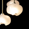 Hubbardton Forge Modern Brass Frosted Glass (Fd) Ume 3-Light Semi-Flush