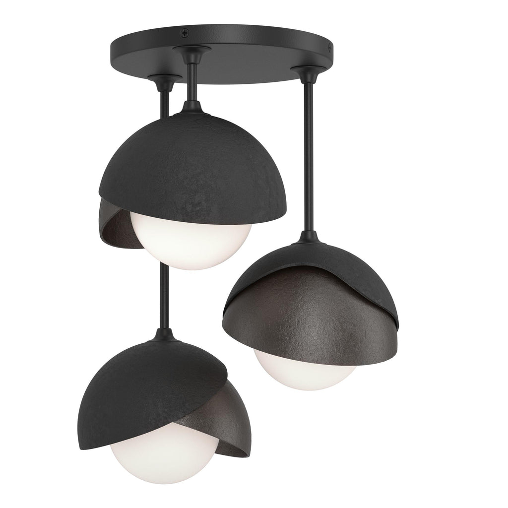 Hubbardton Forge Brooklyn 3-Light Double Shade Semi-Flush