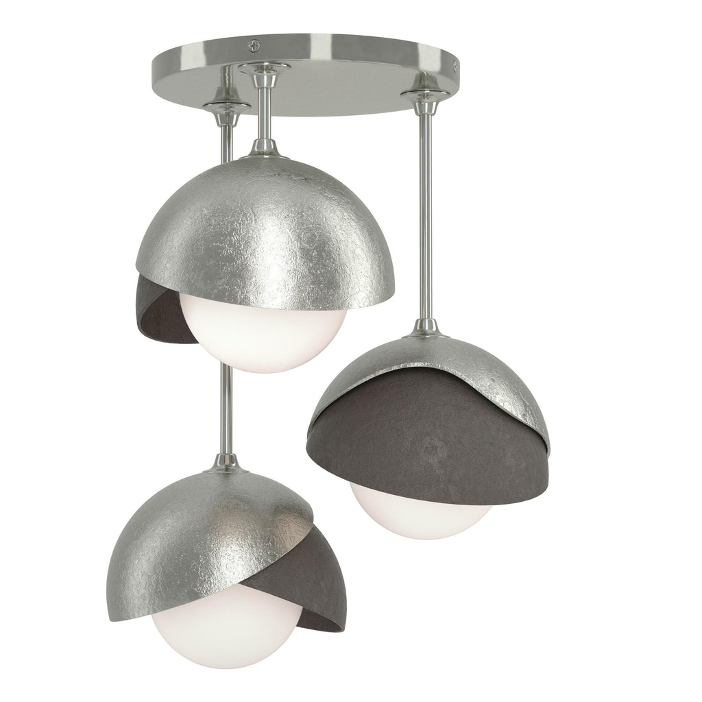 Hubbardton Forge Brooklyn 3-Light Double Shade Semi-Flush