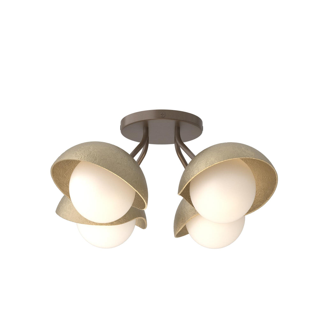 Hubbardton Forge Brooklyn 4-Light Single Shade Semi-Flush