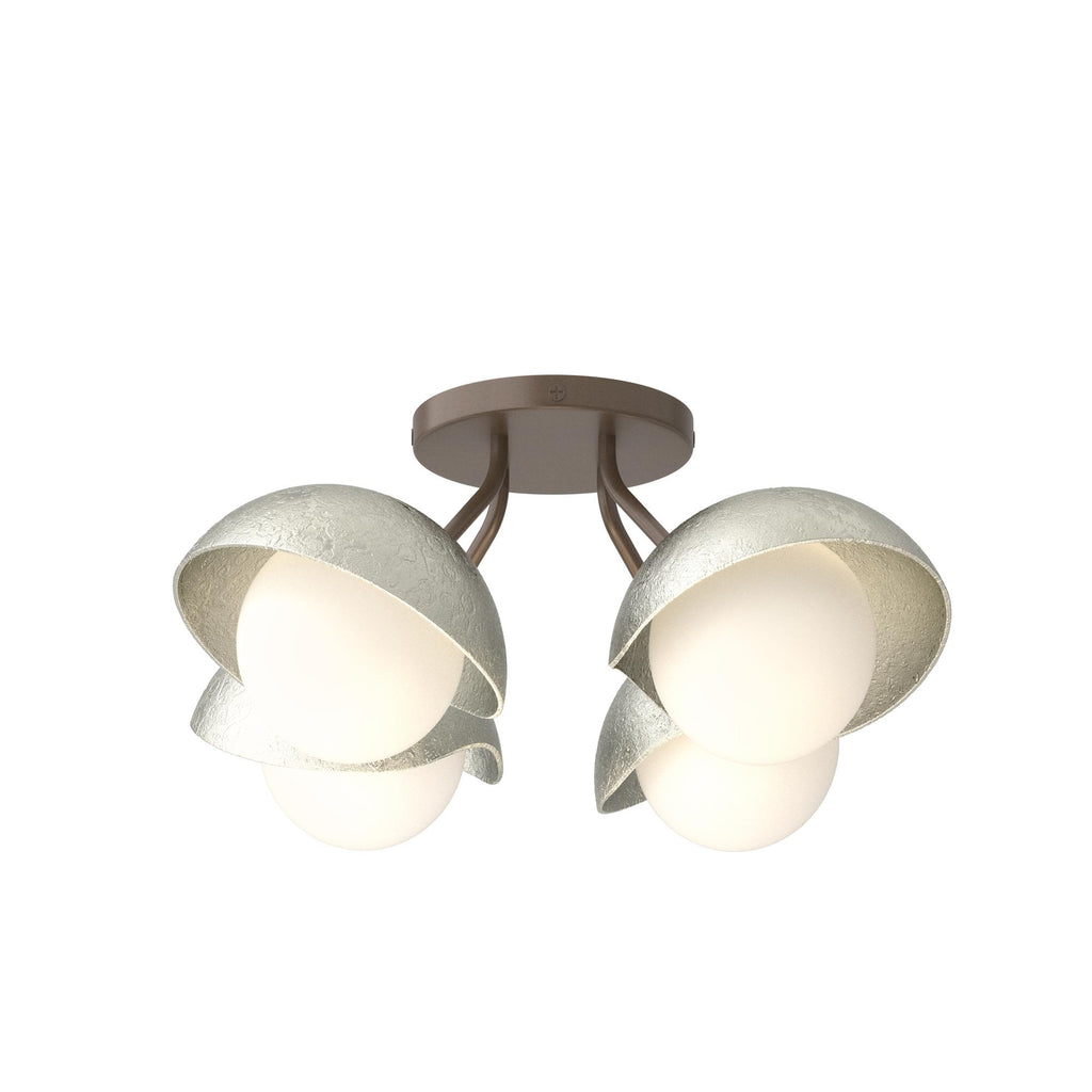 Hubbardton Forge Brooklyn 4-Light Single Shade Semi-Flush