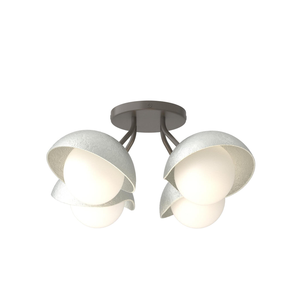 Hubbardton Forge Brooklyn 4-Light Single Shade Semi-Flush