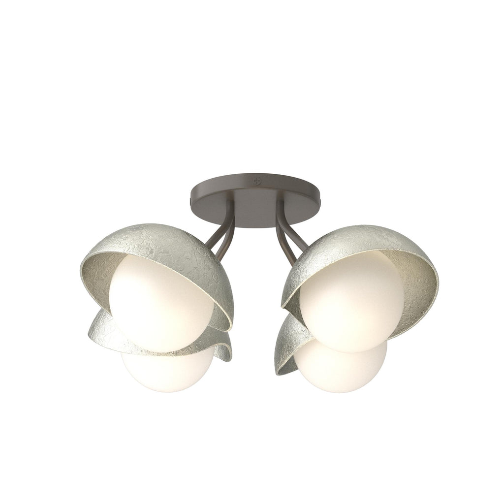 Hubbardton Forge Brooklyn 4-Light Single Shade Semi-Flush