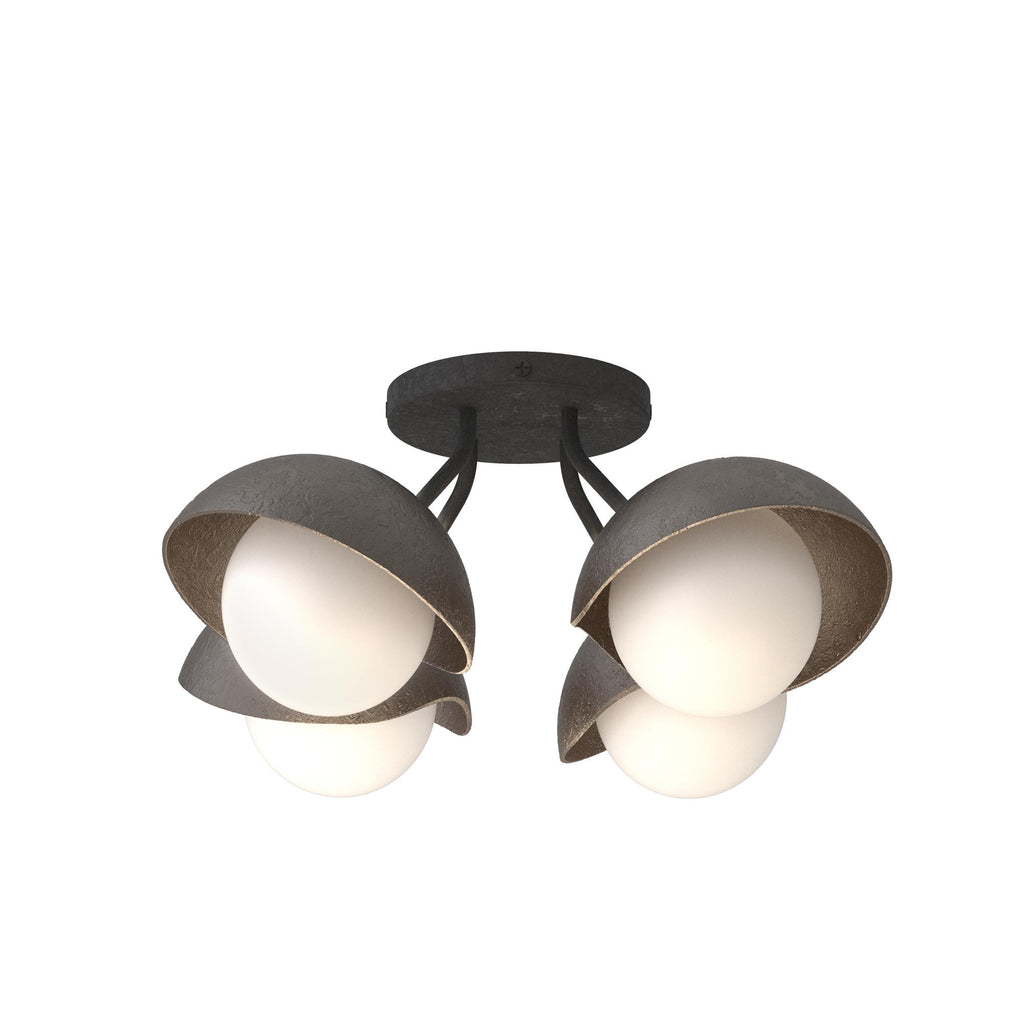 Hubbardton Forge Brooklyn 4-Light Single Shade Semi-Flush