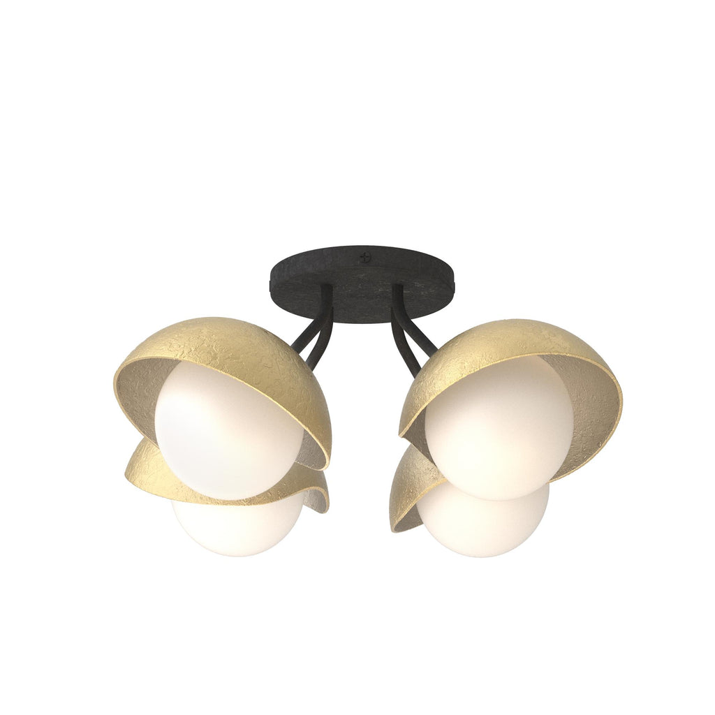 Hubbardton Forge Brooklyn 4-Light Single Shade Semi-Flush