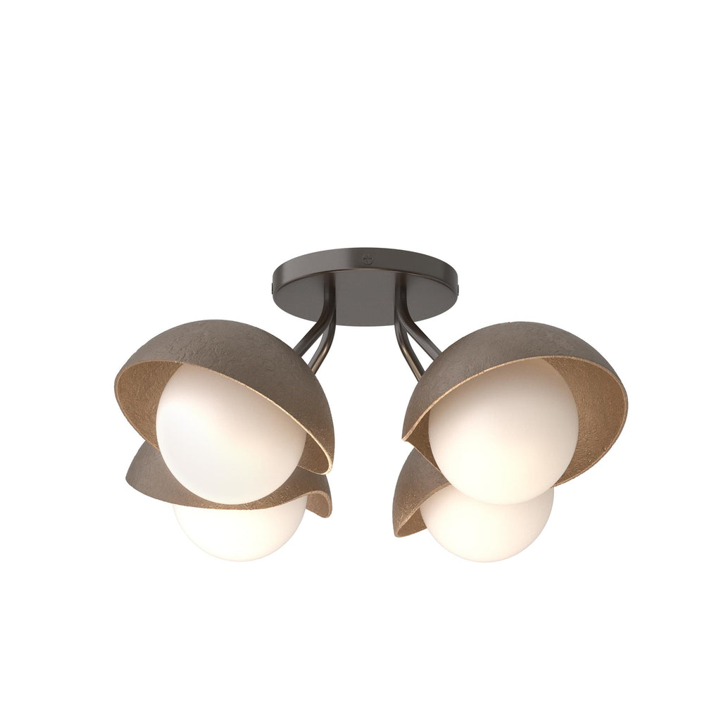 Hubbardton Forge Brooklyn 4-Light Single Shade Semi-Flush