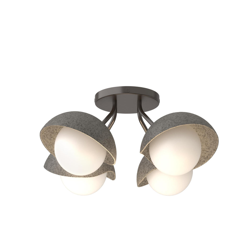 Hubbardton Forge Brooklyn 4-Light Single Shade Semi-Flush