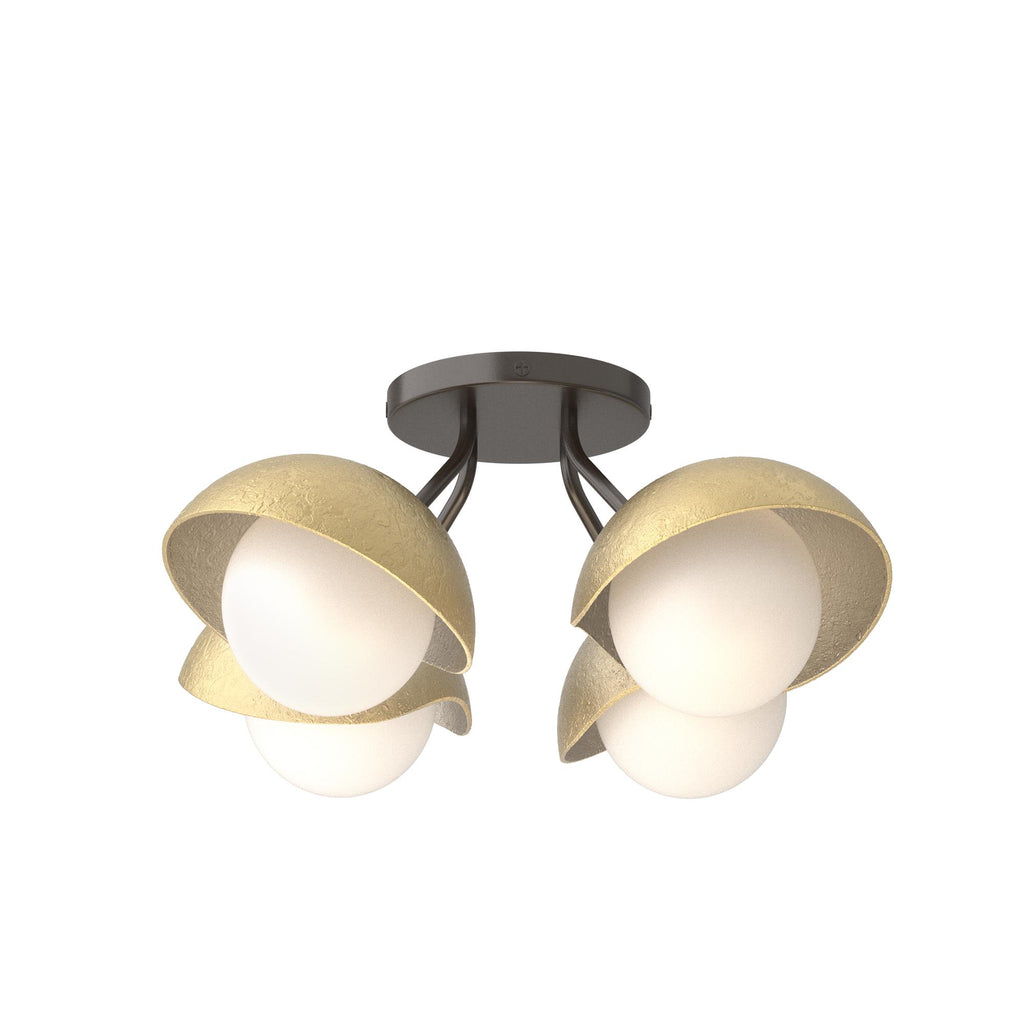 Hubbardton Forge Brooklyn 4-Light Single Shade Semi-Flush