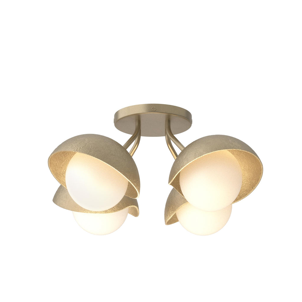 Hubbardton Forge Brooklyn 4-Light Single Shade Semi-Flush