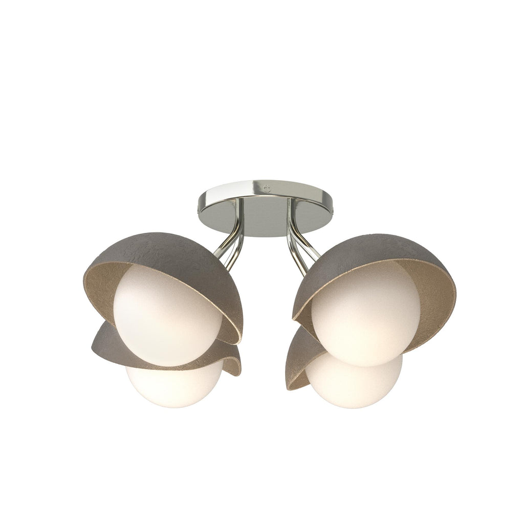 Hubbardton Forge Brooklyn 4-Light Single Shade Semi-Flush