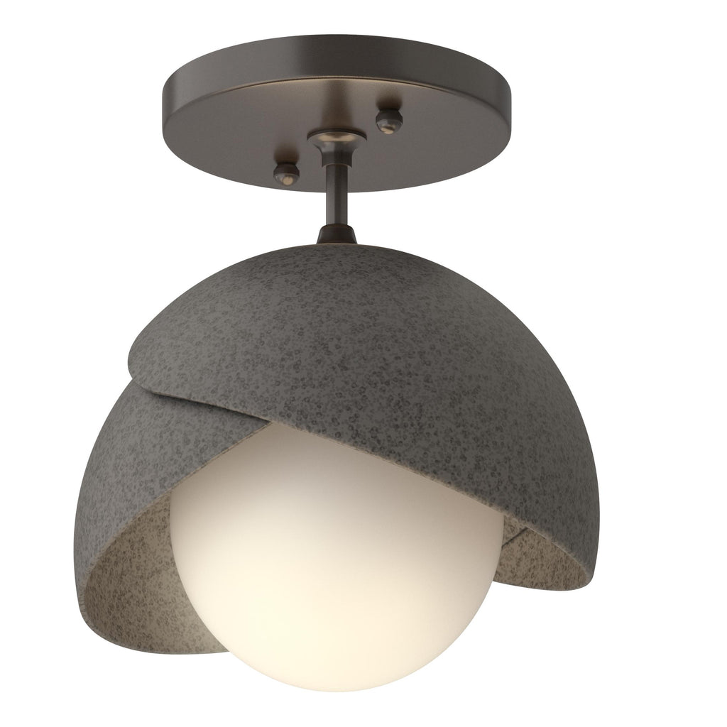 Hubbardton Forge Brooklyn 1-Light Double Shade Semi-Flush