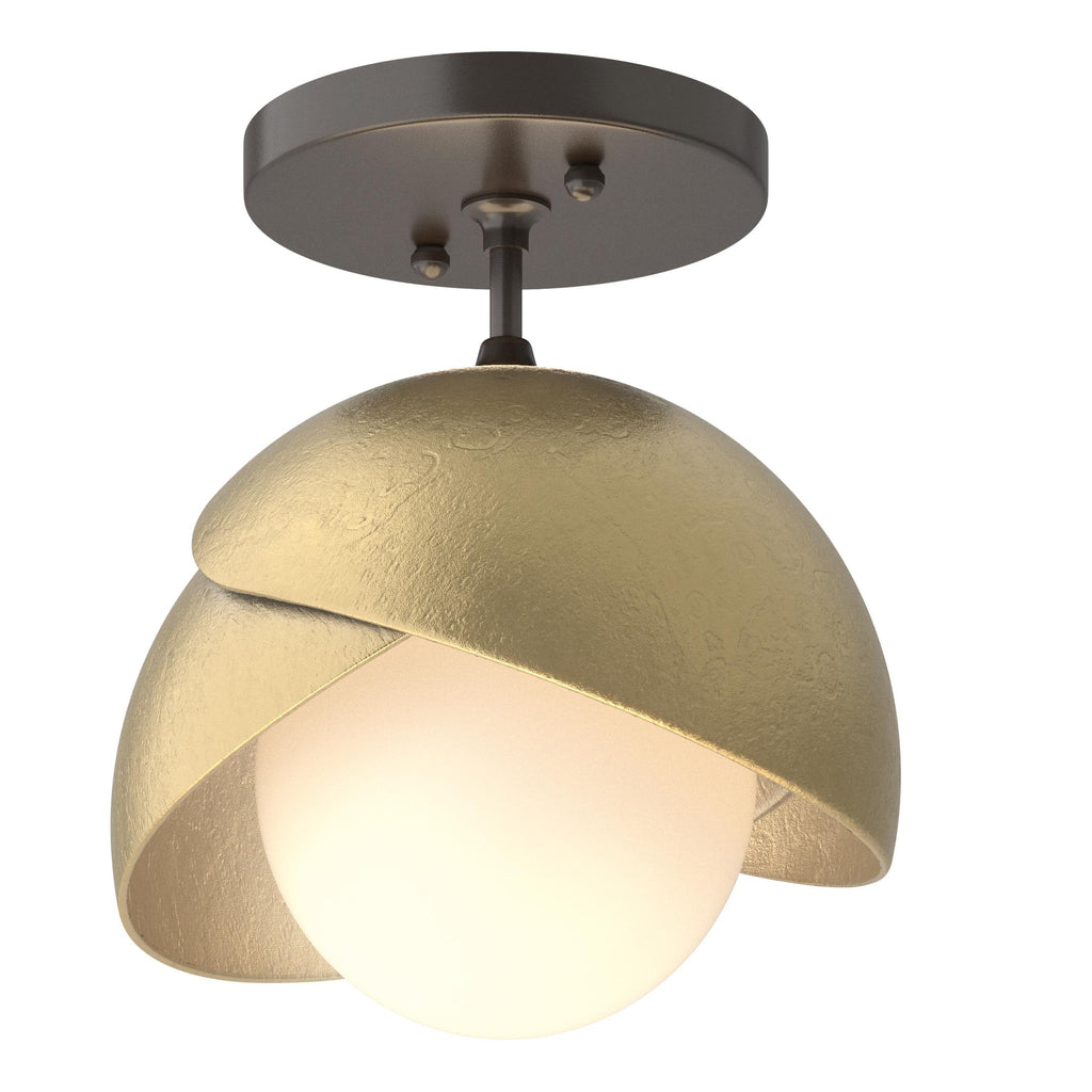 Hubbardton Forge Brooklyn 1-Light Double Shade Semi-Flush