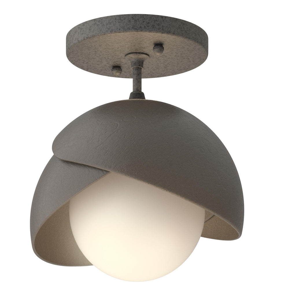 Hubbardton Forge Brooklyn 1-Light Double Shade Semi-Flush