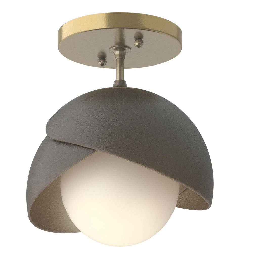 Hubbardton Forge Brooklyn 1-Light Double Shade Semi-Flush