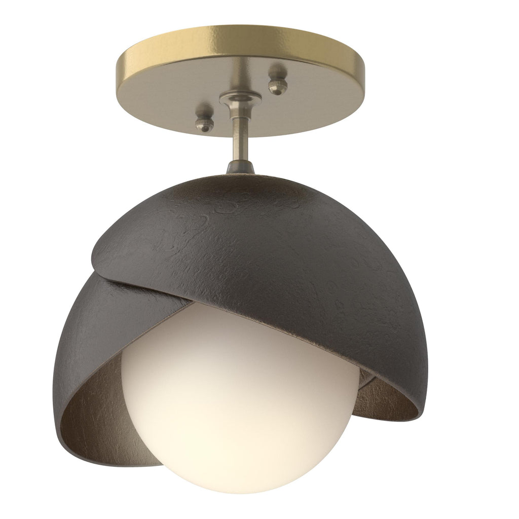 Hubbardton Forge Brooklyn 1-Light Double Shade Semi-Flush