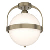 Hubbardton Forge Soft Gold Opal Glass (Gg) Atlas Semi-Flush