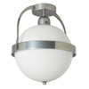 Hubbardton Forge Sterling Opal Glass (Gg) Atlas Semi-Flush