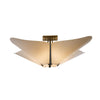 Hubbardton Forge Dark Smoke Spun Frost (Sh) Kirigami Semi-Flush