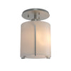 Hubbardton Forge Vintage Platinum Opal Glass (Gg) Exos Round Semi-Flush