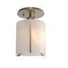 Hubbardton Forge Soft Gold Opal Glass (Gg) Exos Round Semi-Flush