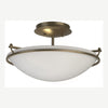 Hubbardton Forge Soft Gold Opal Glass (Gg) Plain Small Semi-Flush