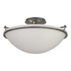 Hubbardton Forge Natural Iron Opal Glass (Gg) Plain Large Semi-Flush