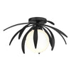 Hubbardton Forge Black Opal Glass (Gg) Dahlia Semi-Flush