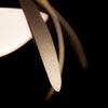 Hubbardton Forge Soft Gold Opal Glass (Gg) Dahlia Medium Semi-Flush