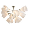 Hubbardton Forge Soft Gold Spun Frost (Sh) Mobius 12-Light Semi-Flush