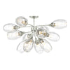 Hubbardton Forge Sterling Clear Glass (Zm) Ensemble 12-Light Semi-Flush