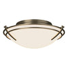 Hubbardton Forge Soft Gold Opal Glass (Gg) Presidio Tryne Flush Mount