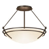 Hubbardton Forge Bronze Opal Glass (Gg) Presidio Tryne Semi-Flush