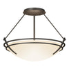 Hubbardton Forge Dark Smoke Opal Glass (Gg) Presidio Tryne Semi-Flush