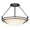 Hubbardton Forge Black Opal Glass (Gg) Presidio Tryne Semi-Flush