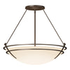 Hubbardton Forge Bronze Opal Glass (Gg) Presidio Tryne Large Semi-Flush