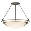 Hubbardton Forge Natural Iron Opal Glass (Gg) Presidio Tryne Large Semi-Flush