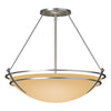 Hubbardton Forge Vintage Platinum Sand Glass (Ss) Presidio Tryne Large Semi-Flush