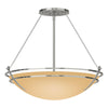 Hubbardton Forge Sterling Sand Glass (Ss) Presidio Tryne Large Semi-Flush