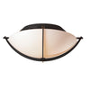 Hubbardton Forge Dark Smoke Opal Glass (Gg) Compass Flush Mount