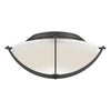 Hubbardton Forge Natural Iron Opal Glass (Gg) Compass Flush Mount