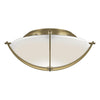 Hubbardton Forge Modern Brass Opal Glass (Gg) Compass Flush Mount