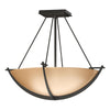 Hubbardton Forge Dark Smoke Sand Glass (Ss) Compass Small Semi-Flush