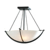 Hubbardton Forge Black Opal Glass (Gg) Compass Small Semi-Flush