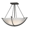 Hubbardton Forge Natural Iron Opal Glass (Gg) Compass Small Semi-Flush