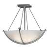 Hubbardton Forge Vintage Platinum Opal Glass (Gg) Compass Small Semi-Flush