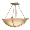 Hubbardton Forge Modern Brass Sand Glass (Ss) Compass Small Semi-Flush