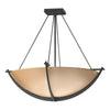 Hubbardton Forge Natural Iron Sand Glass (Ss) Compass Large Semi-Flush