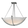 Hubbardton Forge Vintage Platinum Opal Glass (Gg) Compass Large Semi-Flush