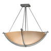 Hubbardton Forge Vintage Platinum Sand Glass (Ss) Compass Large Semi-Flush