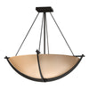 Hubbardton Forge Oil Rubbed Bronze Sand Glass (Ss) Compass Large Semi-Flush